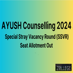 AYUSH Counselling 2024 Released Special Stray Vacancy Round Seat Allotment Out